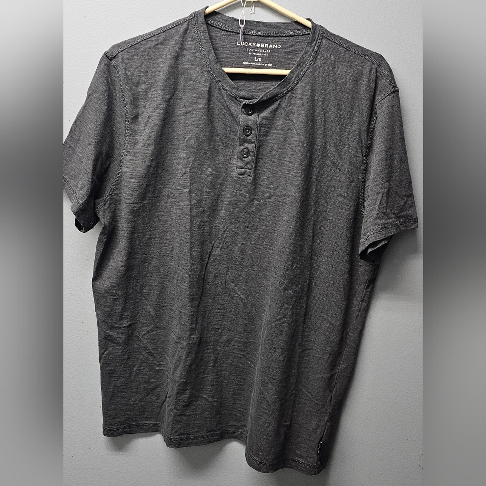 Mens Lucky Brand 1/4 Button up shirt